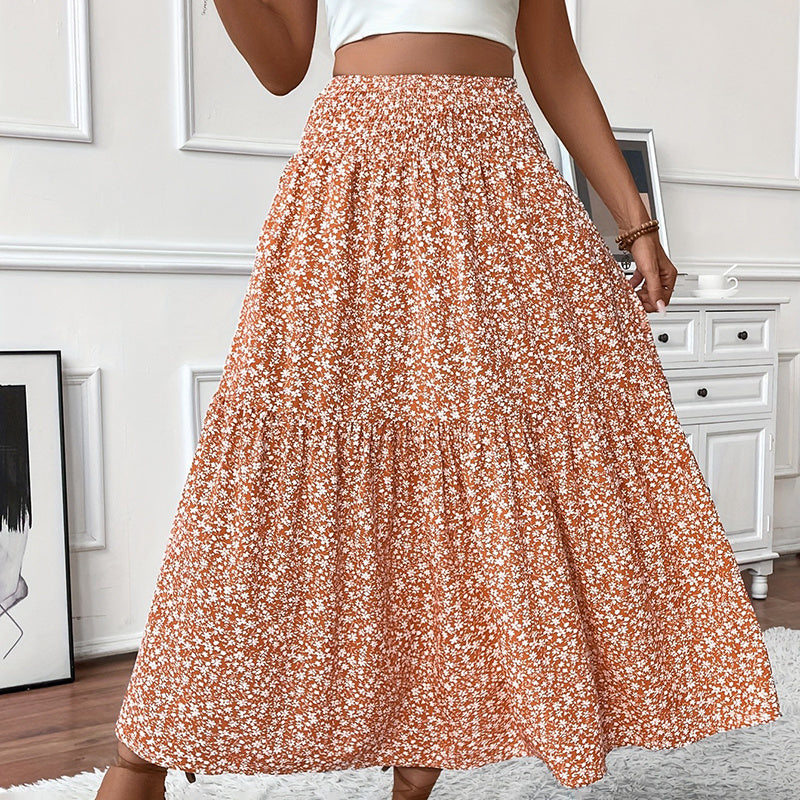 Boho Floral Maxi Skirt