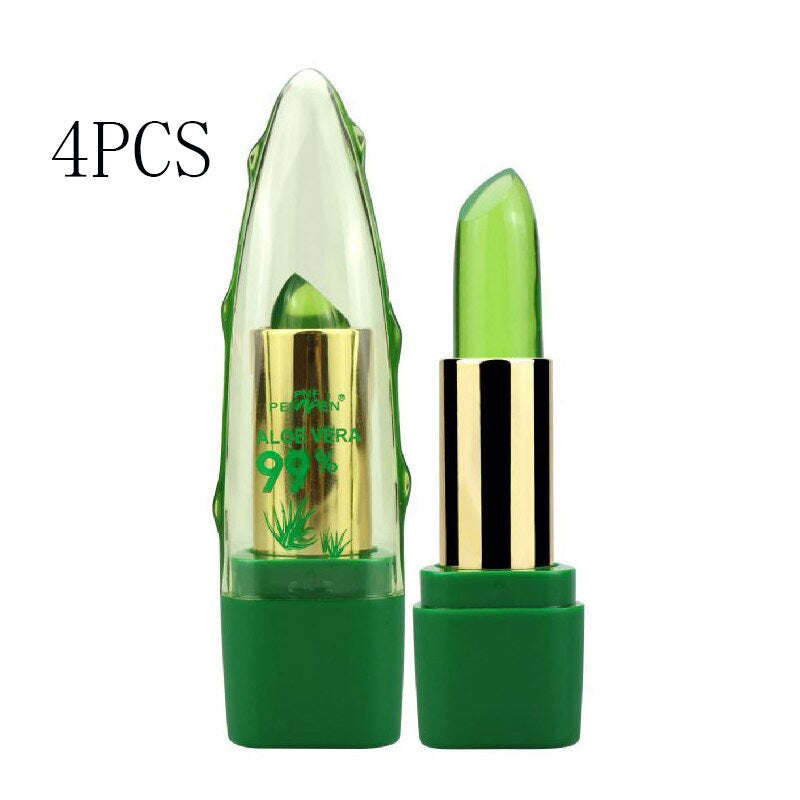 Aloe Vera Gel Color Changing Lipstick Gloss Moisturizer