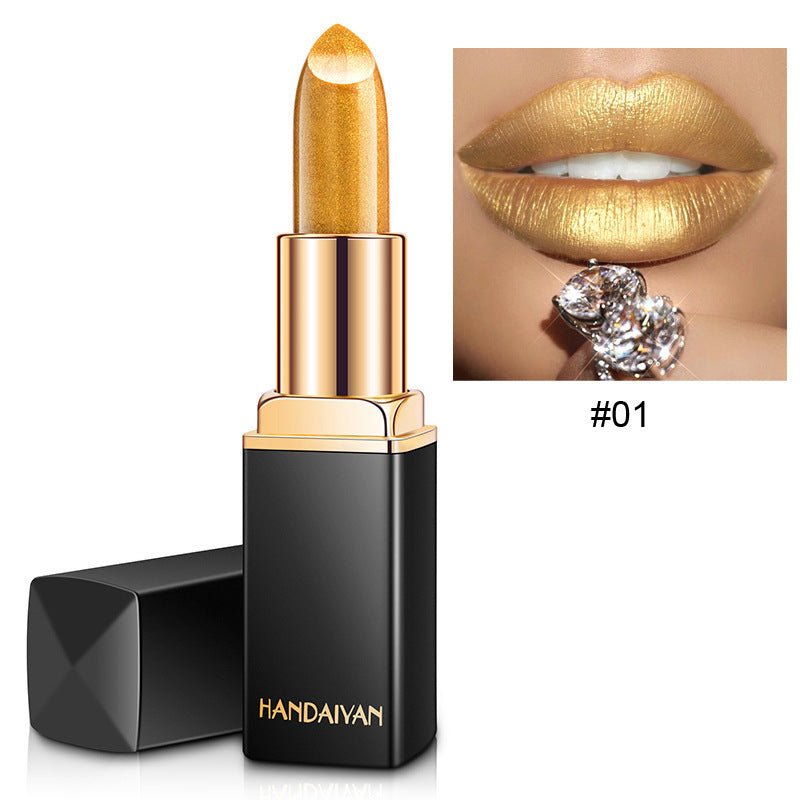 Shiny Metallic Pearlescent Color Lipstick
