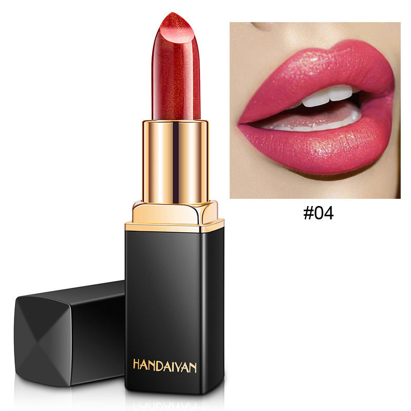 Shiny Metallic Pearlescent Color Lipstick