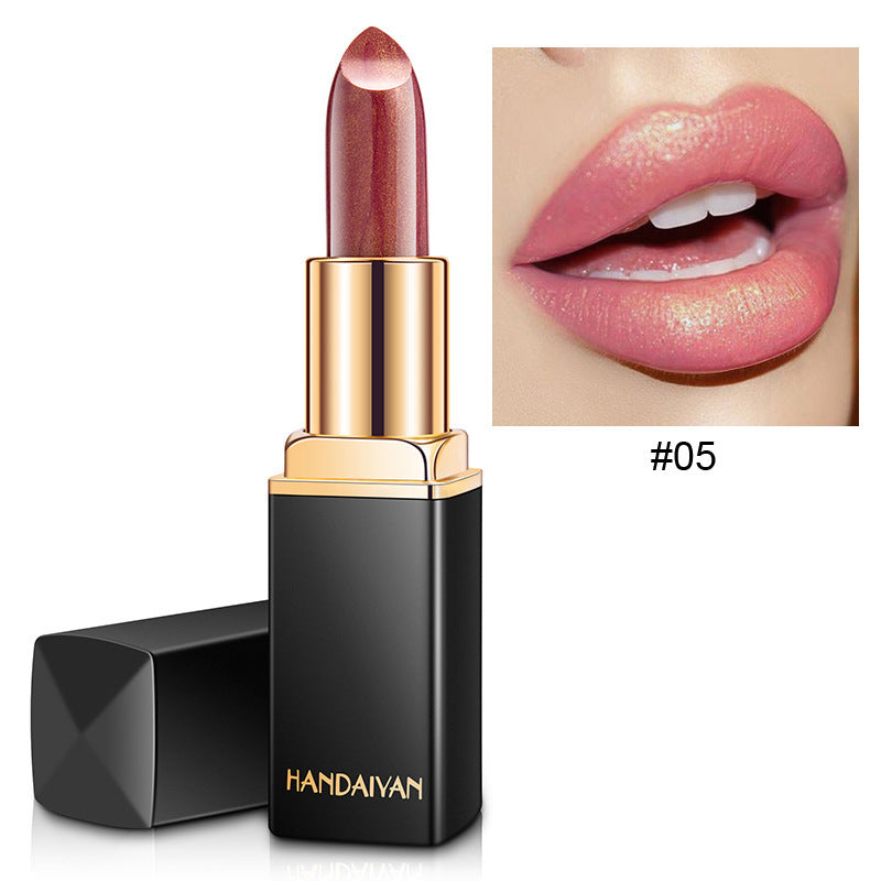 Shiny Metallic Pearlescent Color Lipstick