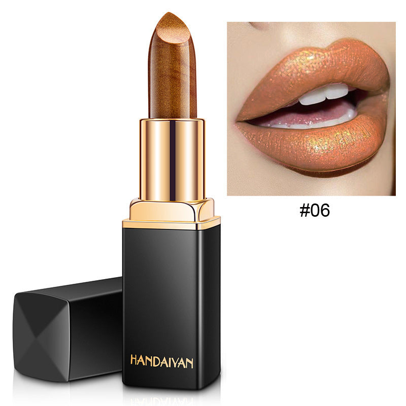 Shiny Metallic Pearlescent Color Lipstick