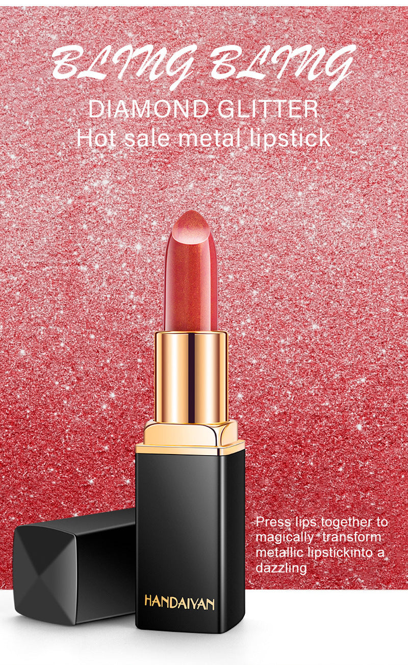 Shiny Metallic Pearlescent Color Lipstick