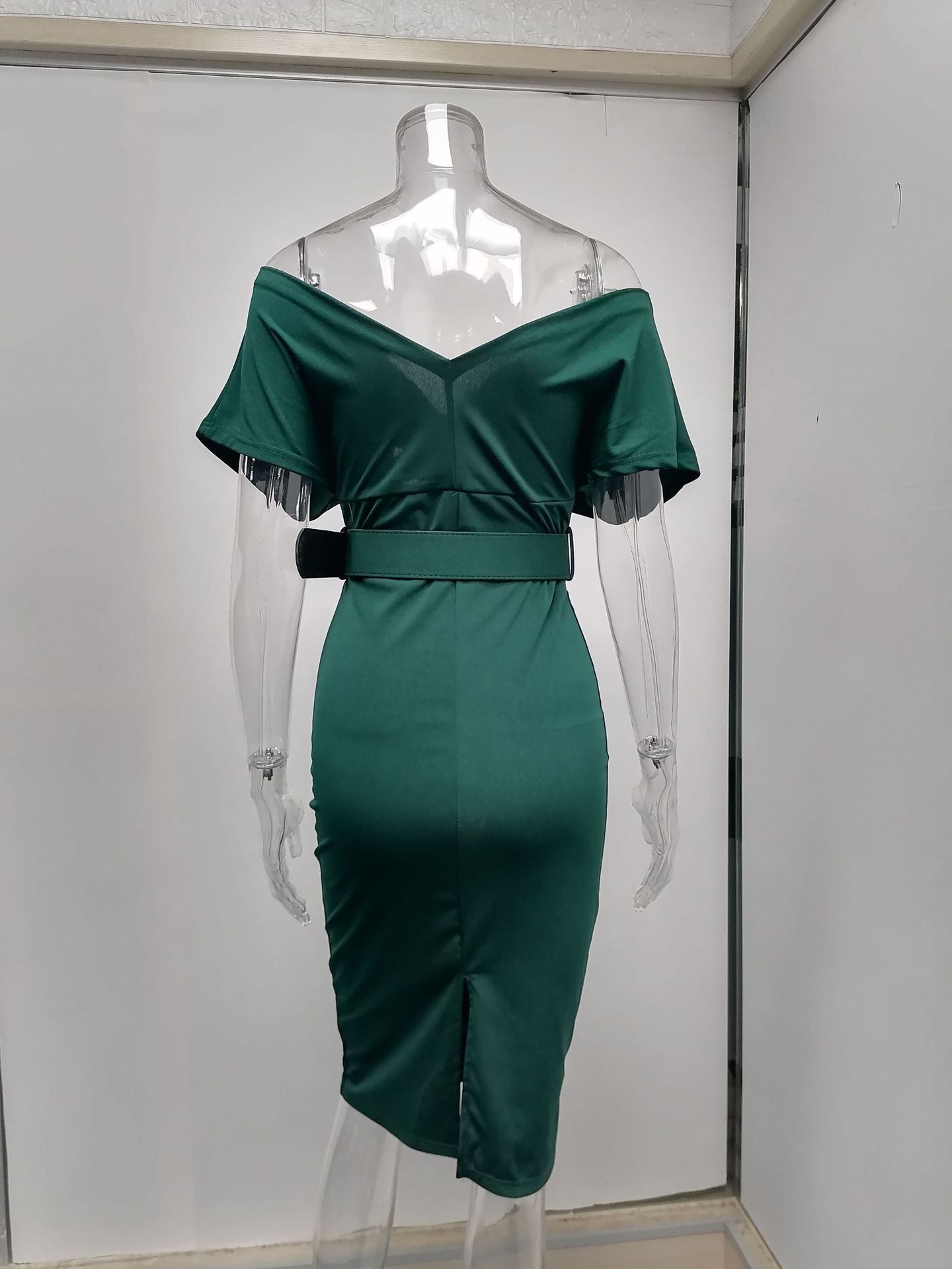 High-end High-waist Off The Shoulder Dress