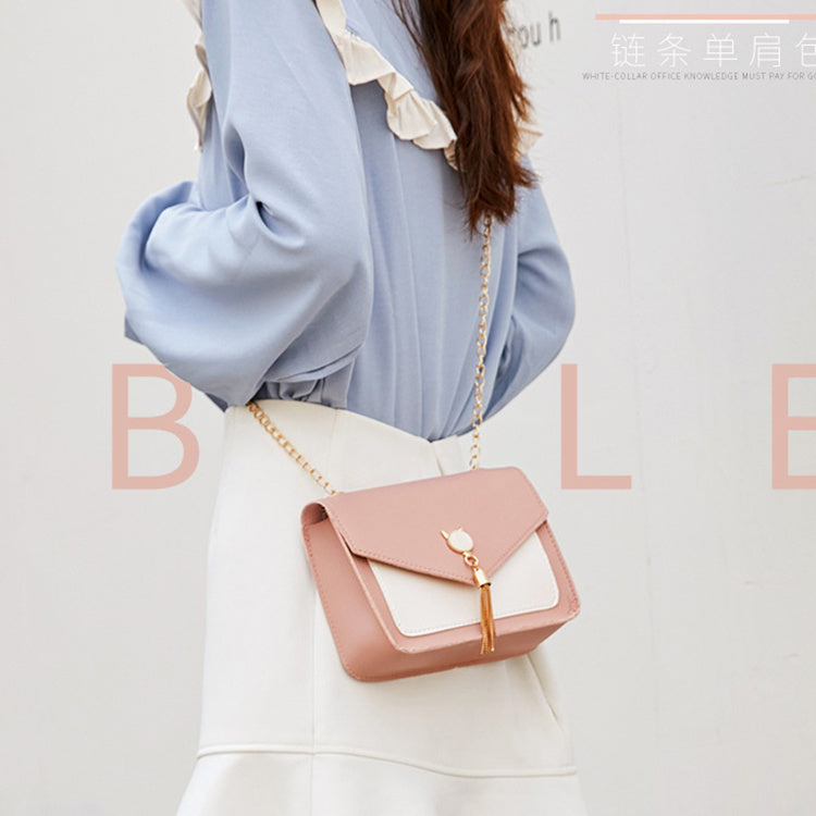Messenger Bag W/ Cute Cat Tassel