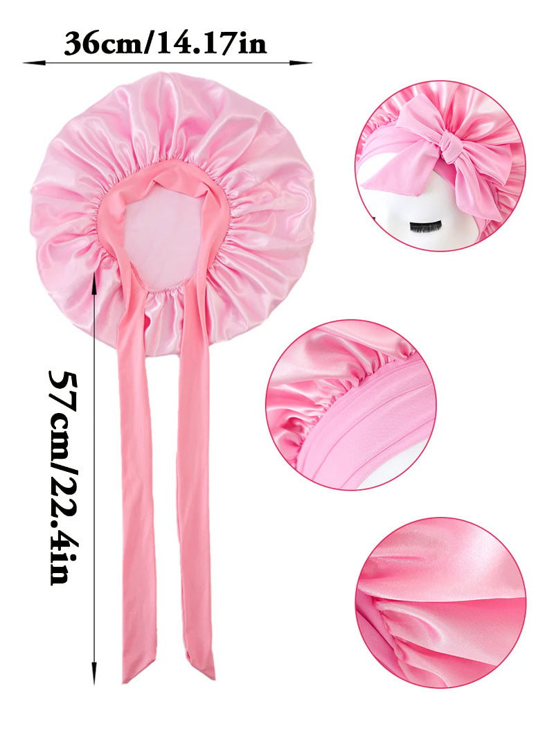 Silk Bonnet W/ Bow