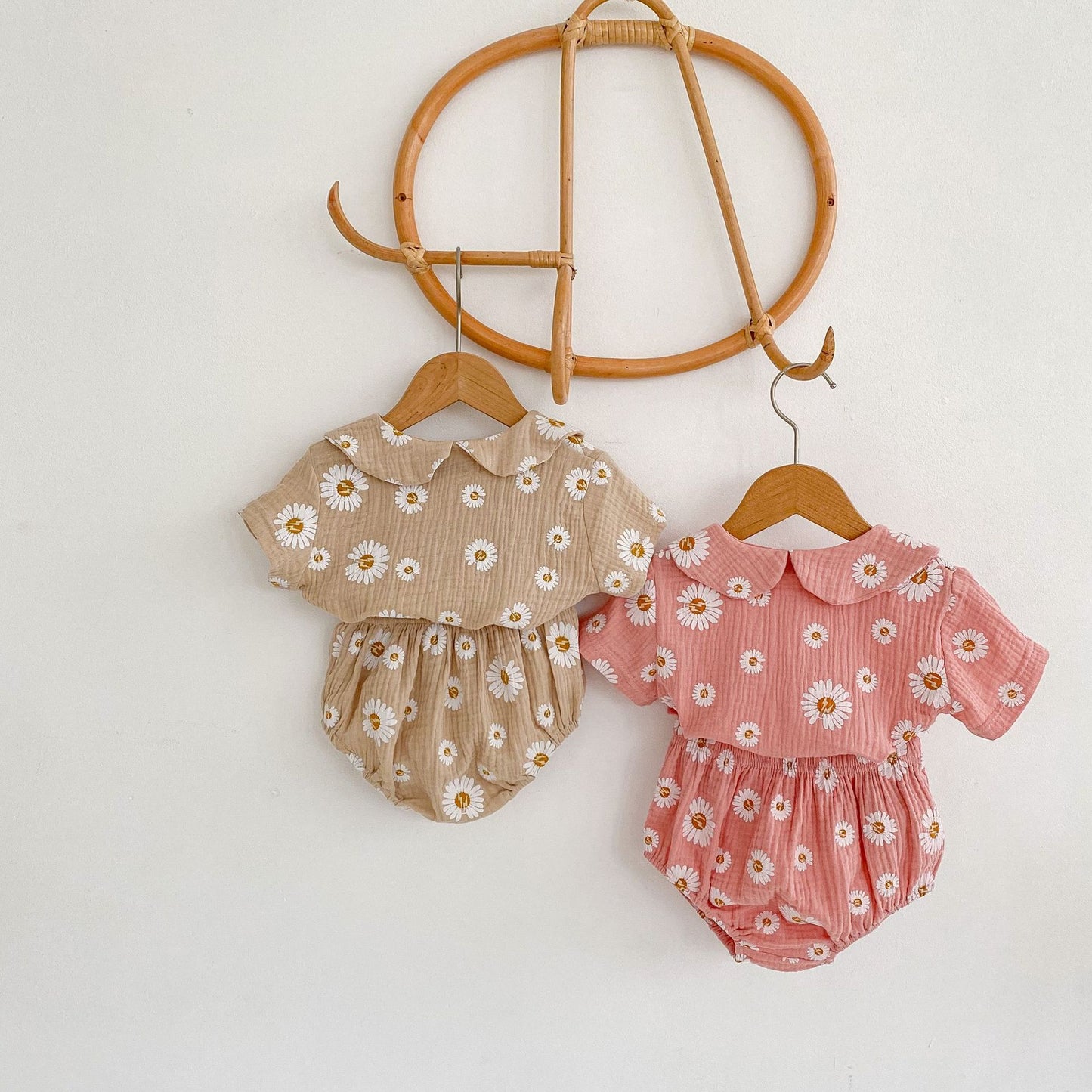 Baby Girl Suit Korean Style Short Sleeve Top