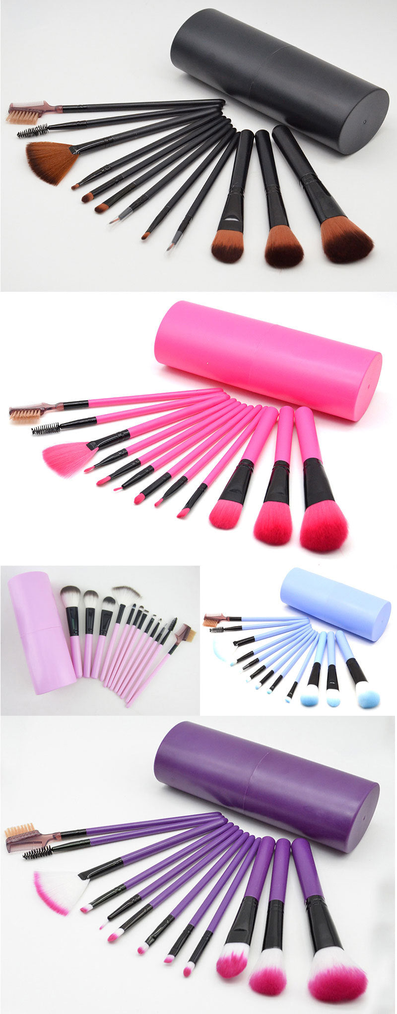 12pcs Makeup Brush Set