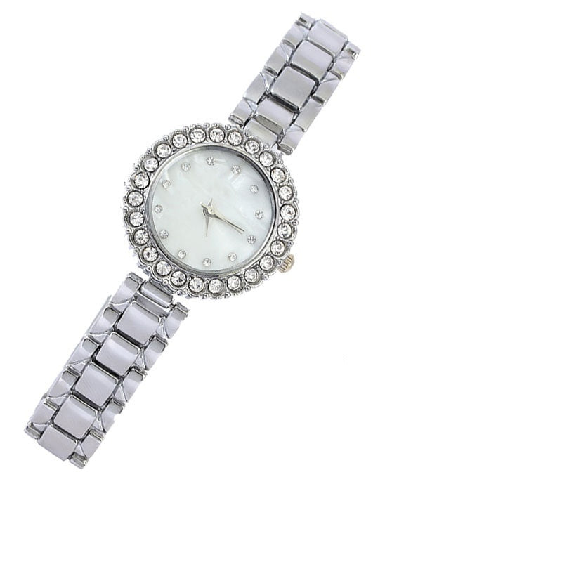 Women's Casual Diamond Quartz Bracelet & Watch