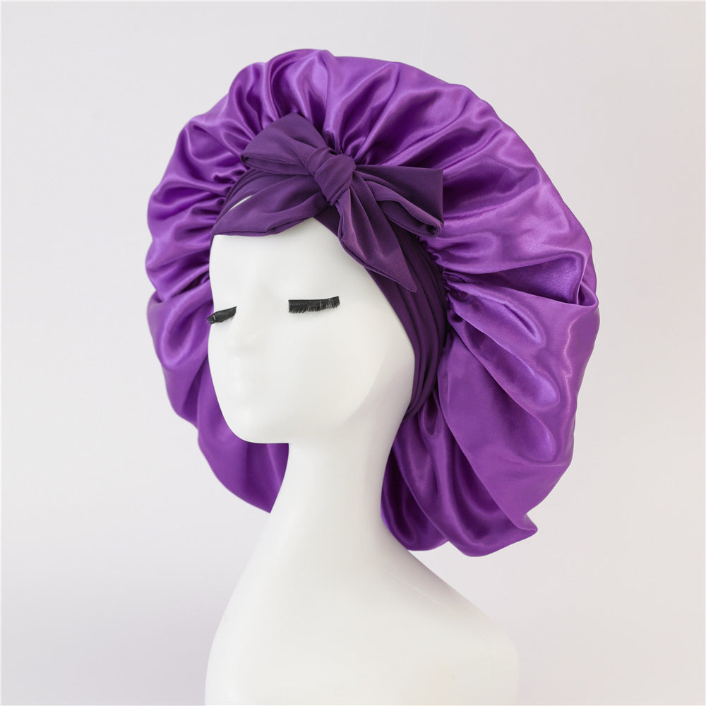 Silk Bonnet W/ Bow