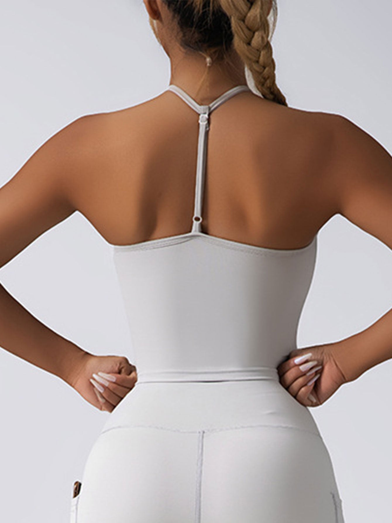 Crop Top W/ Built In Pads Sports Bras