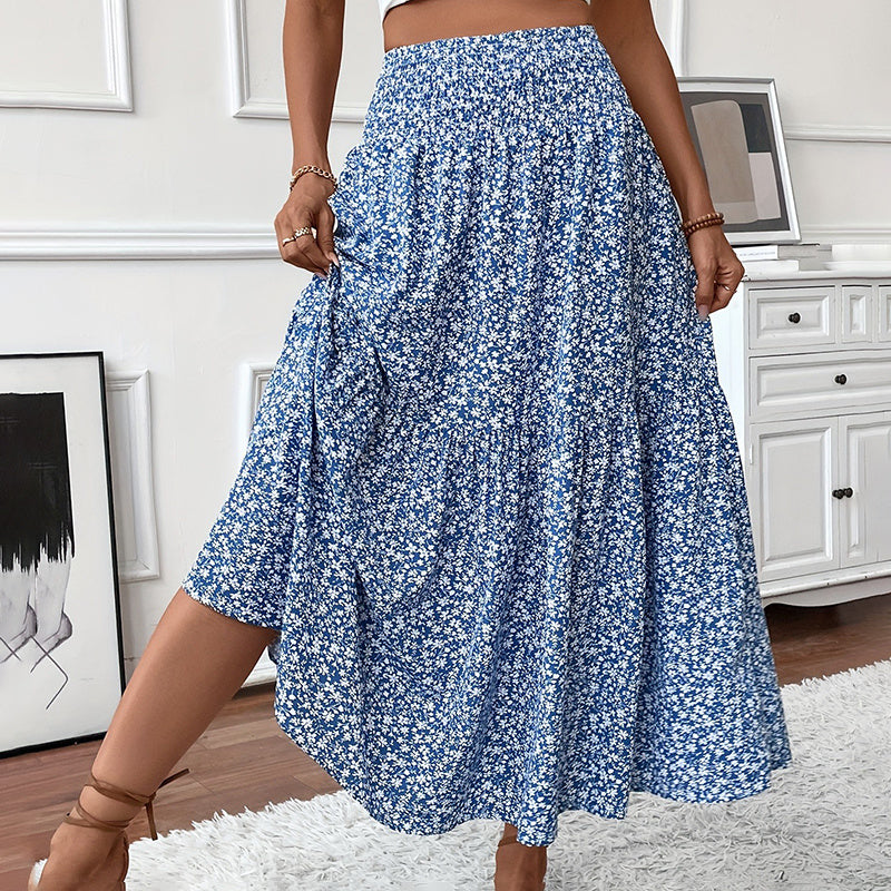 Boho Floral Maxi Skirt