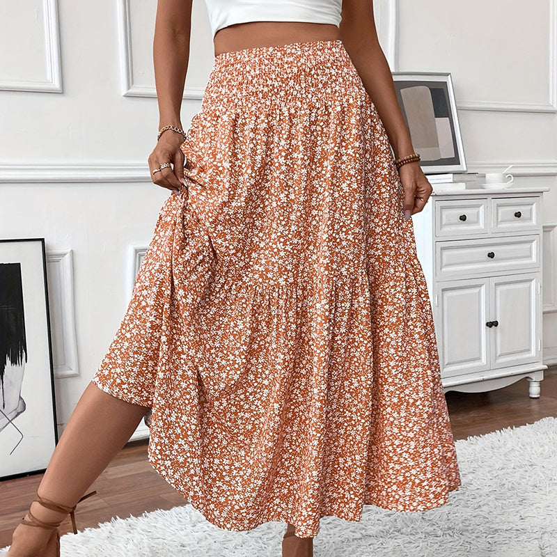 Boho Floral Maxi Skirt