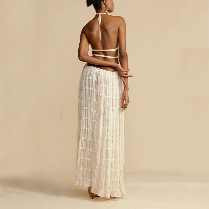 2pcs Beach Dress Suit