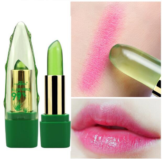 Aloe Vera Gel Color Changing Lipstick Gloss Moisturizer