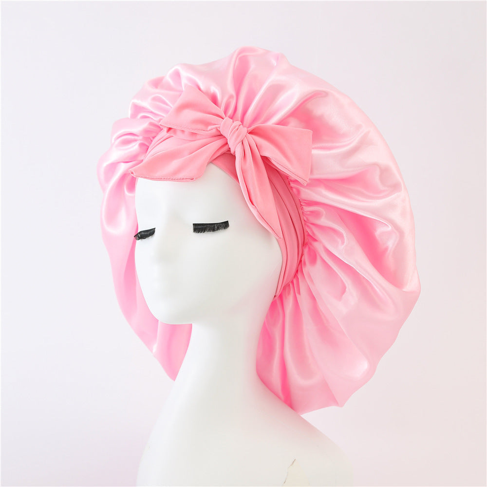 Silk Bonnet W/ Bow