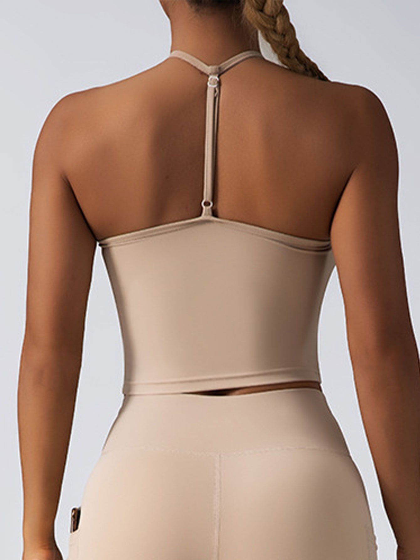 Crop Top W/ Built In Pads Sports Bras