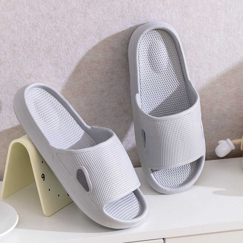 Solid Color Thick Bottom Home Slippers