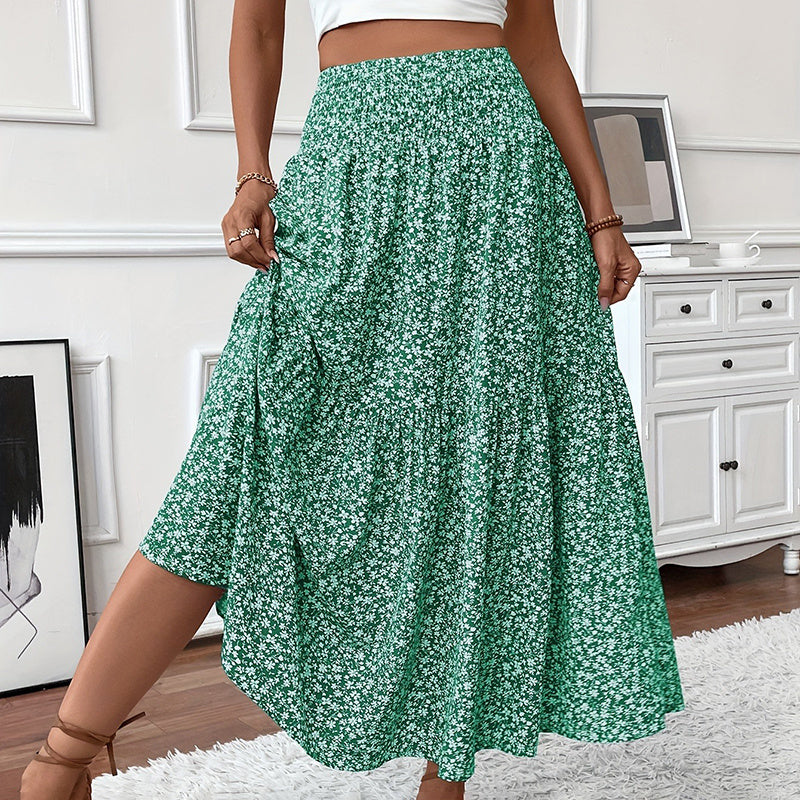Boho Floral Maxi Skirt
