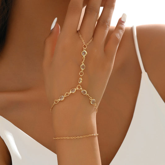 Minimalist Bracelet Ring Mitten-Type Bracelet