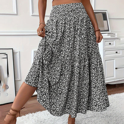 Boho Floral Maxi Skirt
