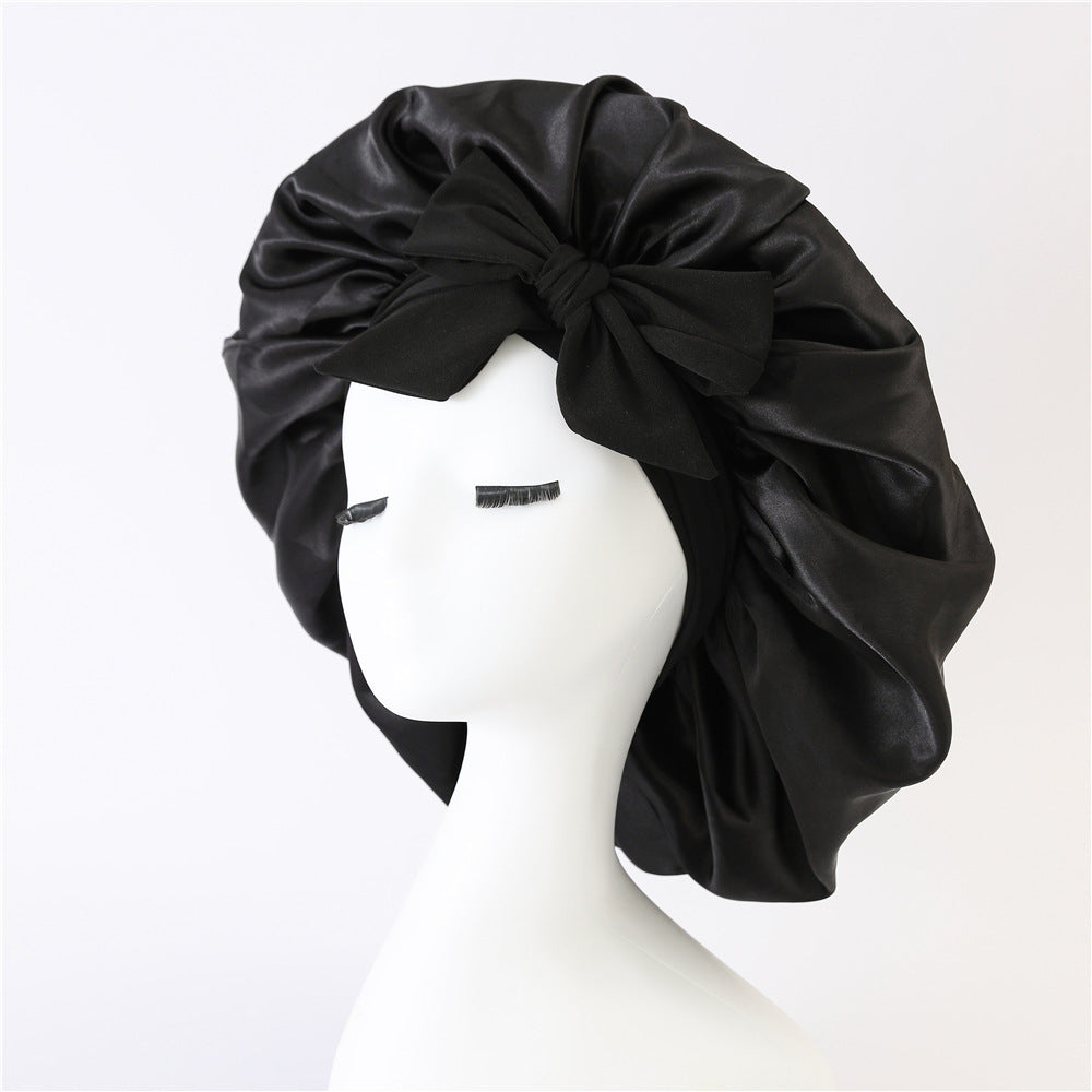 Silk Bonnet W/ Bow