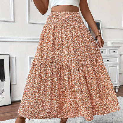 Boho Floral Maxi Skirt