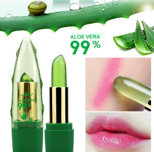 Aloe Vera Gel Color Changing Lipstick Gloss Moisturizer