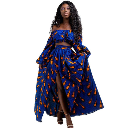 Printed African Style Skirt & Top