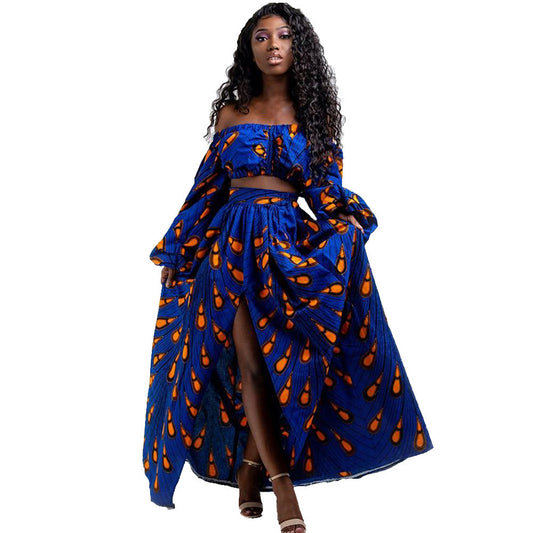 Printed African Style Skirt & Top