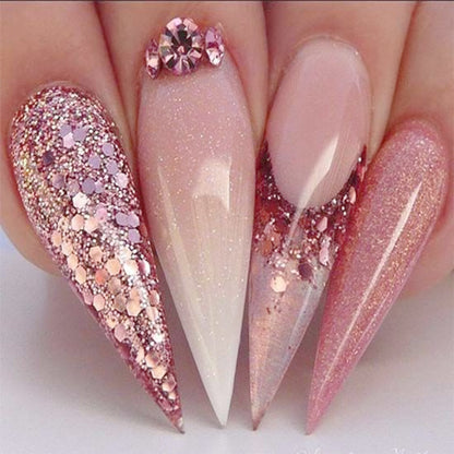 Mix Glitter Nail Art Powder Flakes Set