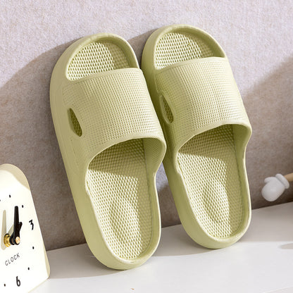 Solid Color Thick Bottom Home Slippers