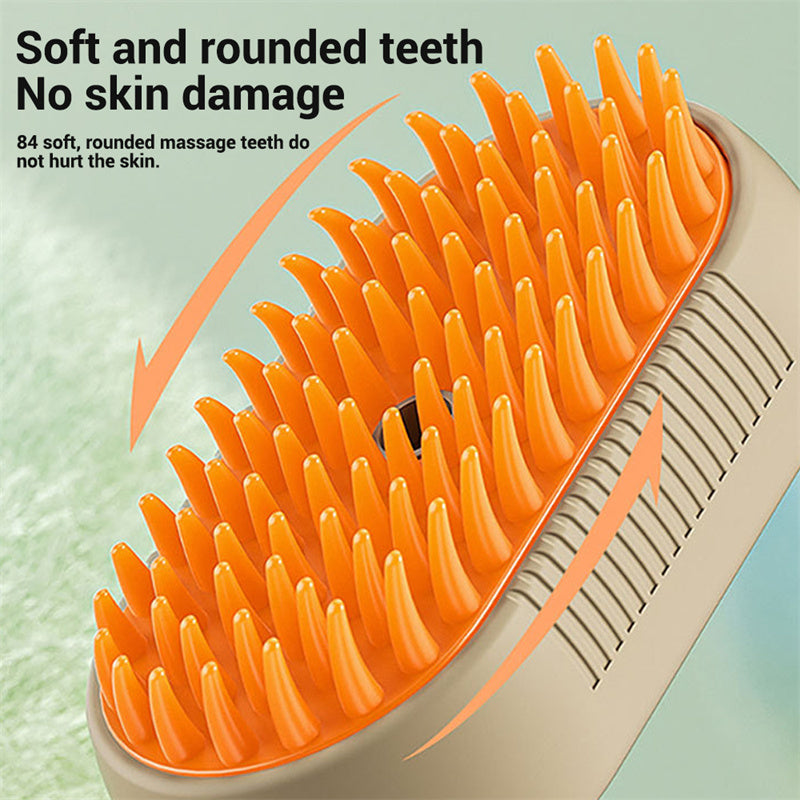 Steam 3 In 1 Electric Spray Pet Hair Brush