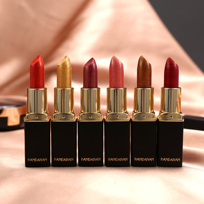 Shiny Metallic Pearlescent Color Lipstick