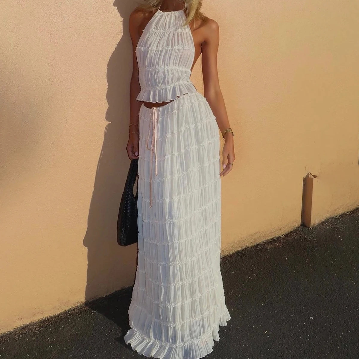 2pcs Beach Dress Suit