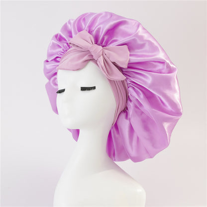 Silk Bonnet W/ Bow