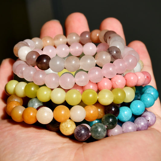 8mm Natural Tourmaline Stone Bracelet
