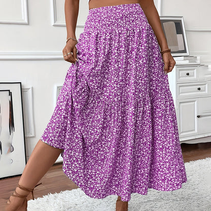 Boho Floral Maxi Skirt