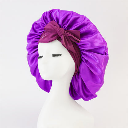 Silk Bonnet W/ Bow