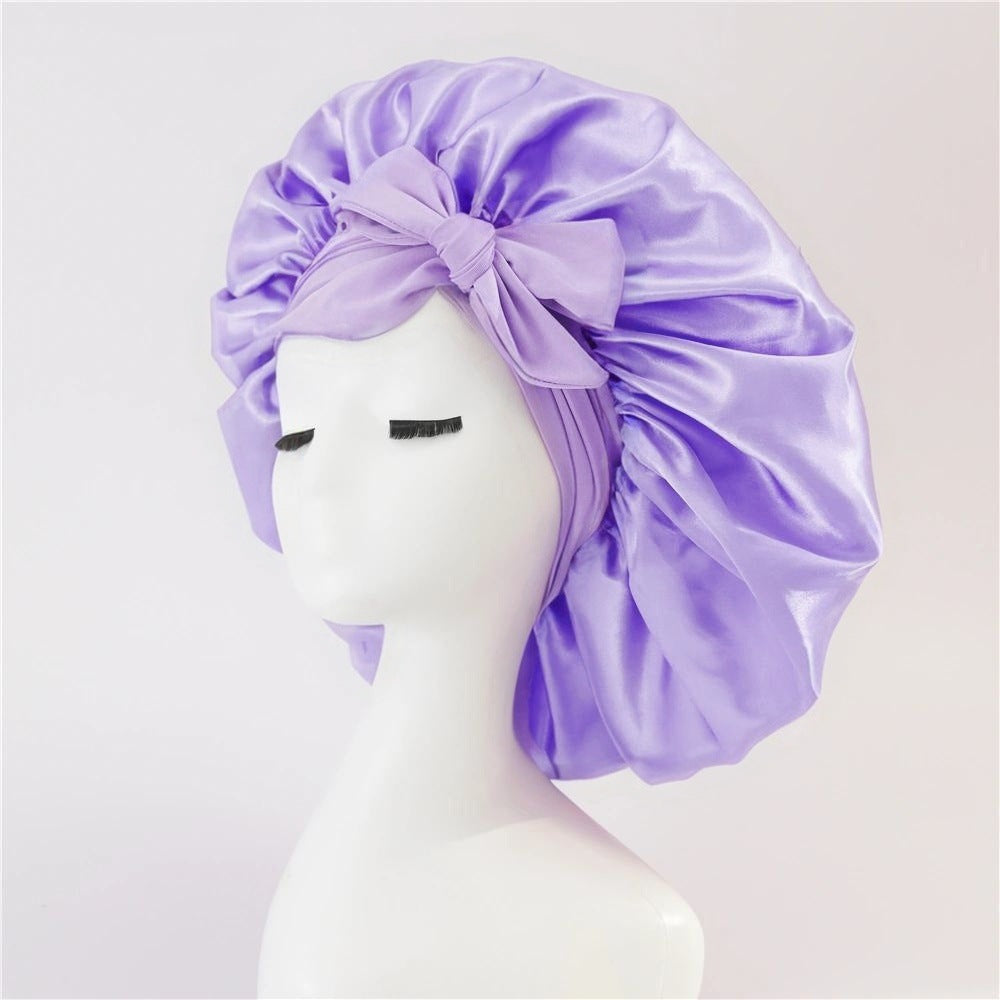 Silk Bonnet W/ Bow