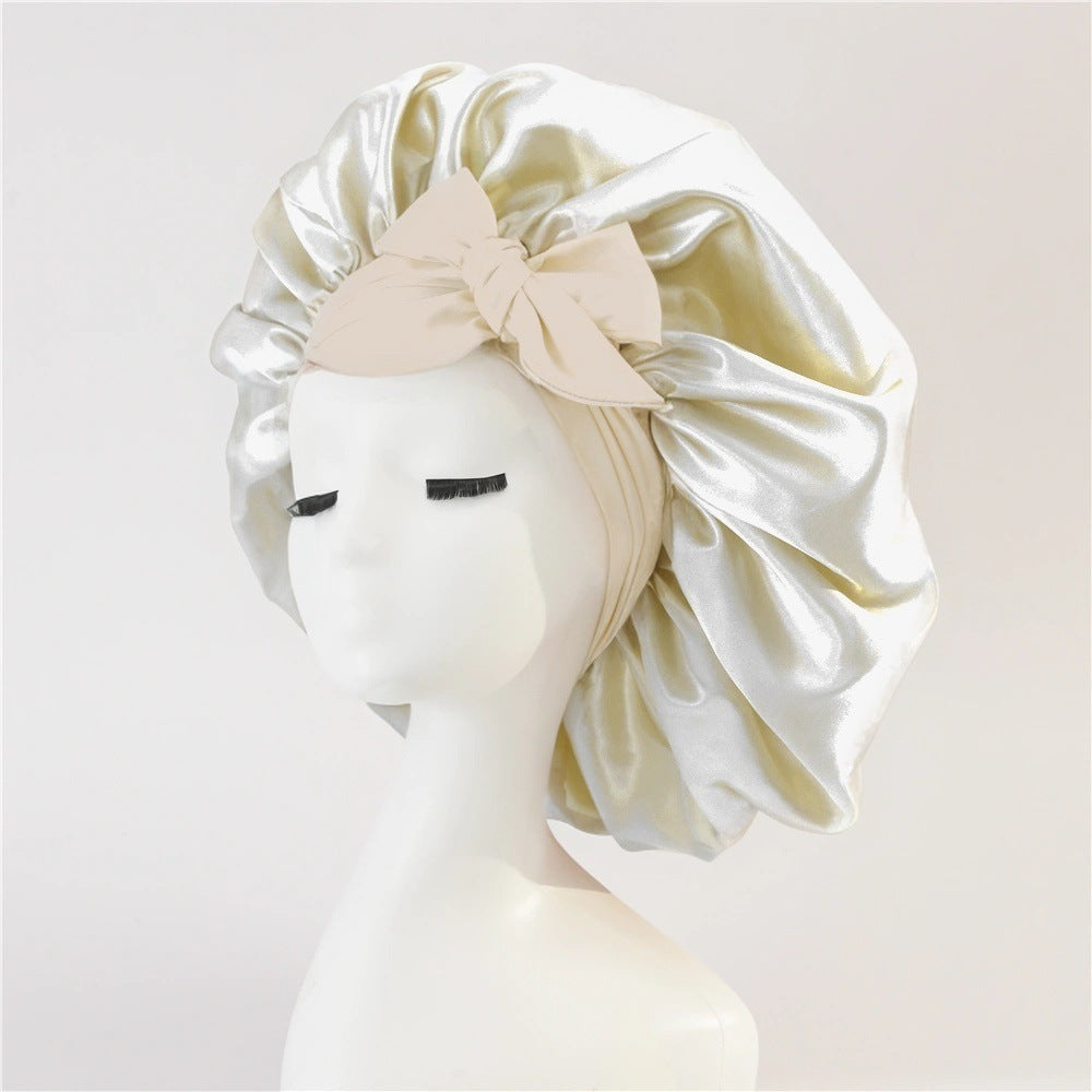 Silk Bonnet W/ Bow