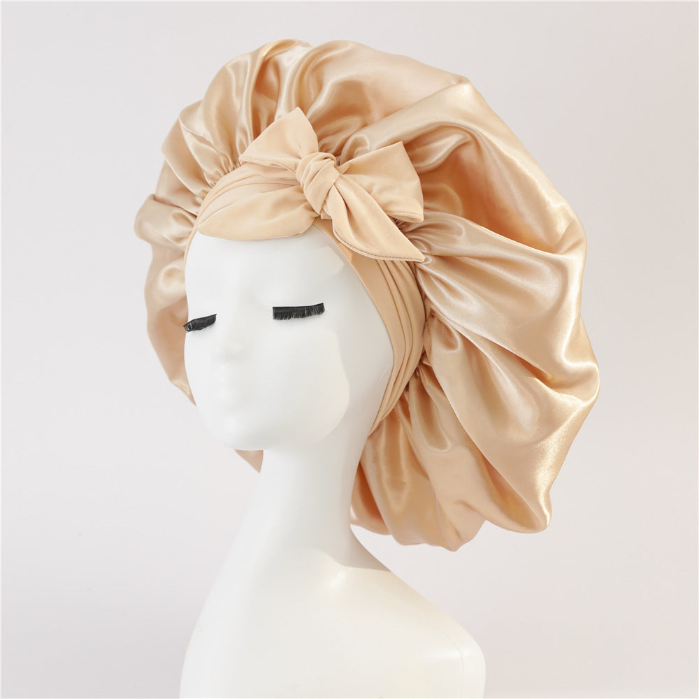Silk Bonnet W/ Bow