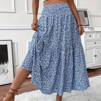 Boho Floral Maxi Skirt
