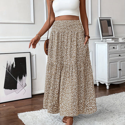 Boho Floral Maxi Skirt