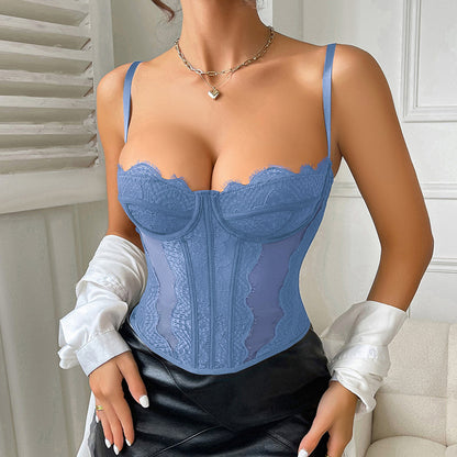 Lace Spaghetti Strap Top