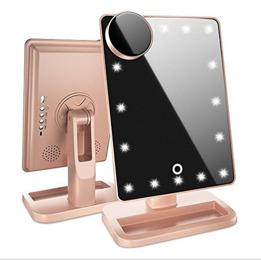 Touch Screen Makeup Mirror & Bluetooth Speaker
