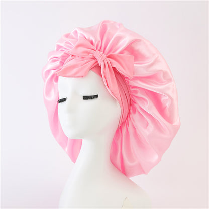 Silk Bonnet W/ Bow