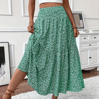 Boho Floral Maxi Skirt