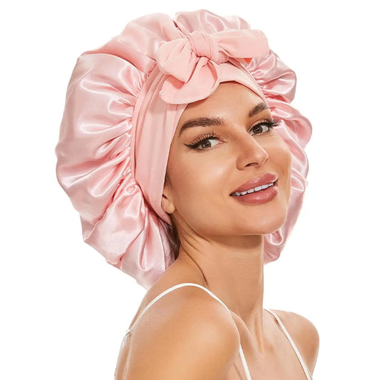 Silk Bonnet W/ Bow