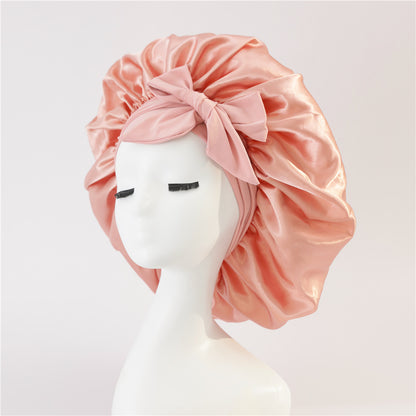 Silk Bonnet W/ Bow
